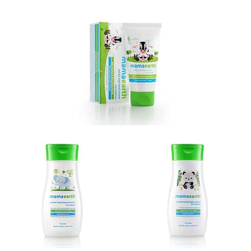 Mamaearth Milky Soft Natural Baby Face Cream & dusting Powder